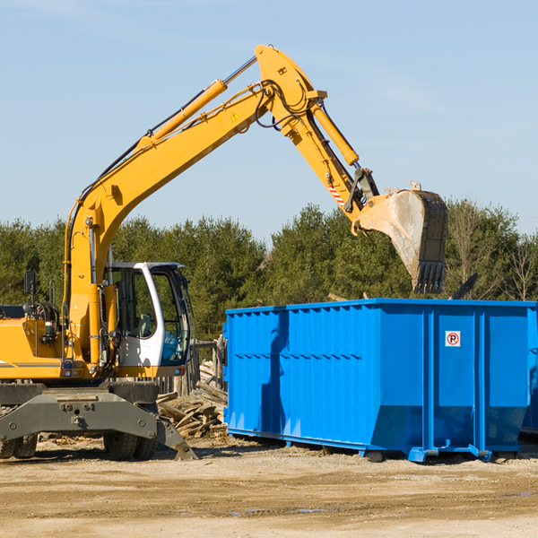 what size residential dumpster rentals are available in Happy Valley